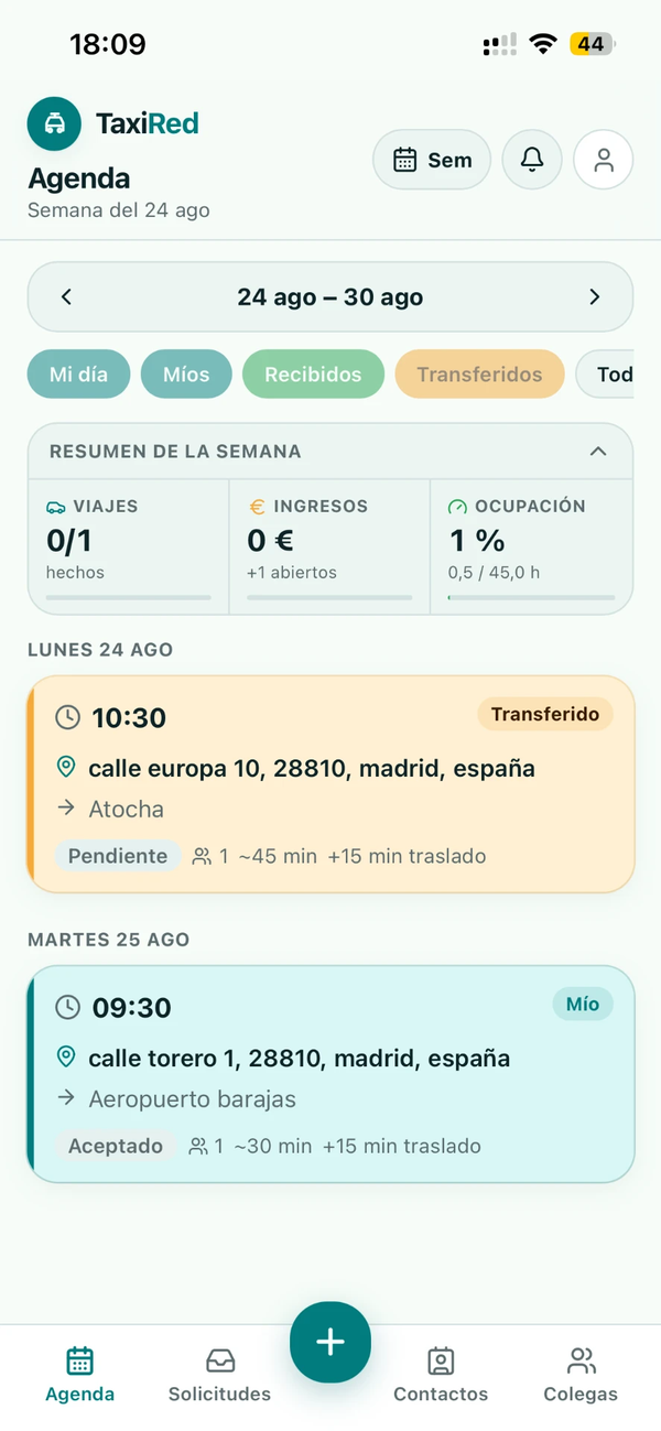 Organiza tu agenda